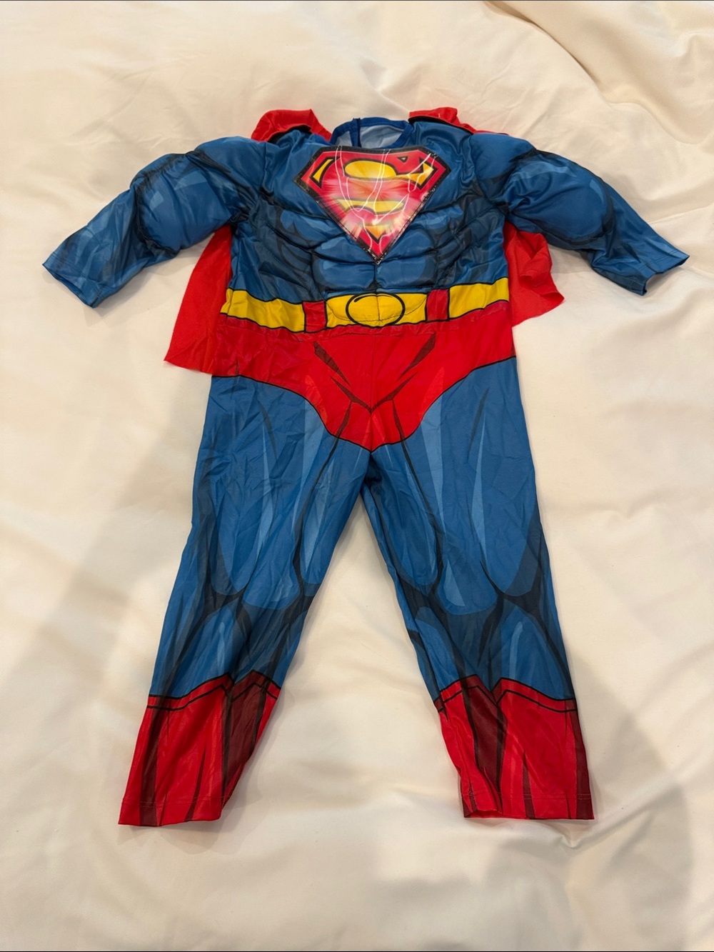 Superman 2T Costume - Muscle Suit with Cape
